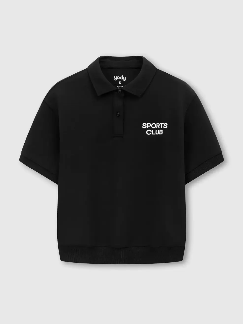 Bộ Đồ Nữ Áo Polo Quần Shorts Sport Club - Đen 001 - S
