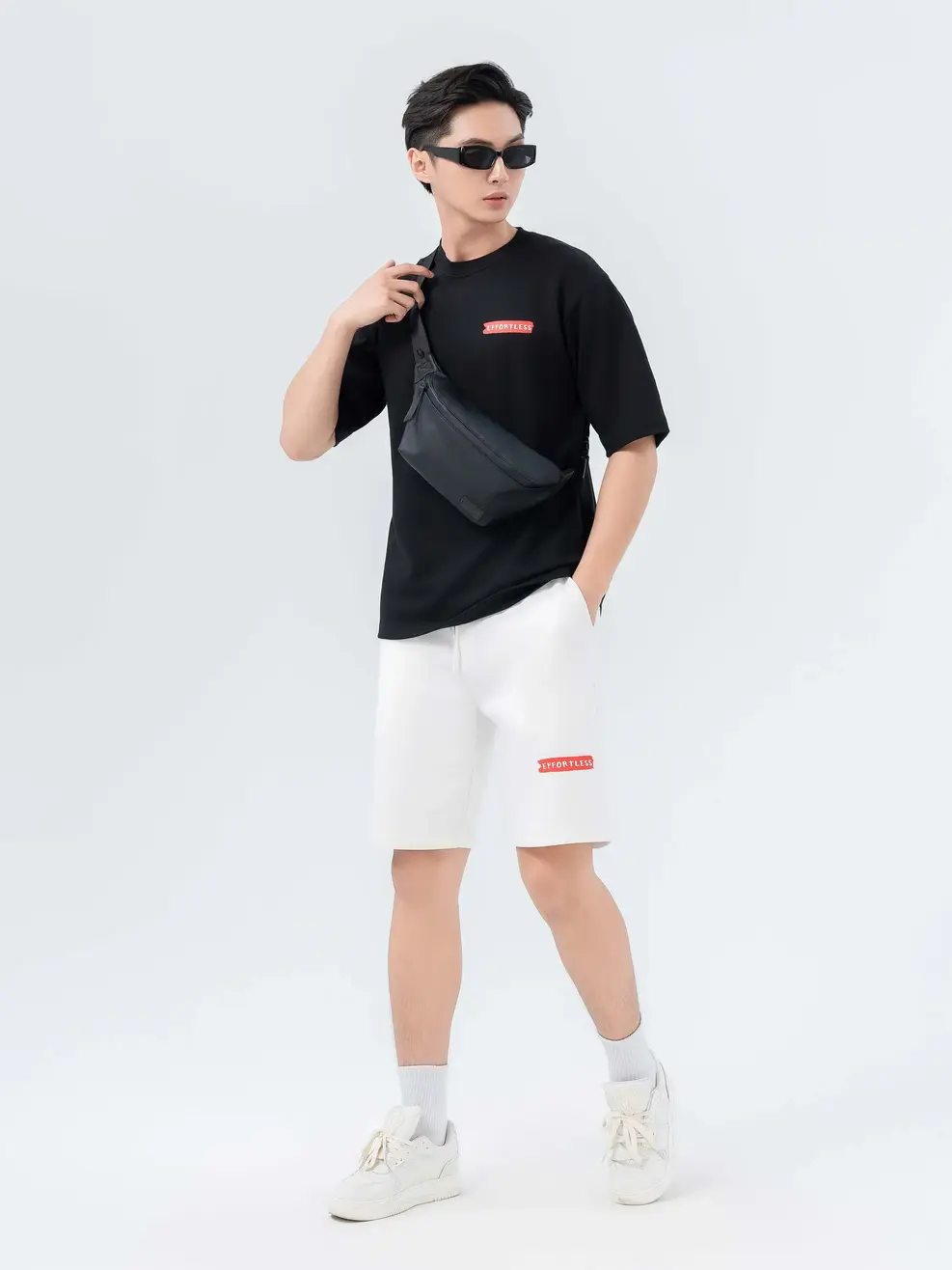 Đồ Bộ Nam Effortless - Đen - XL