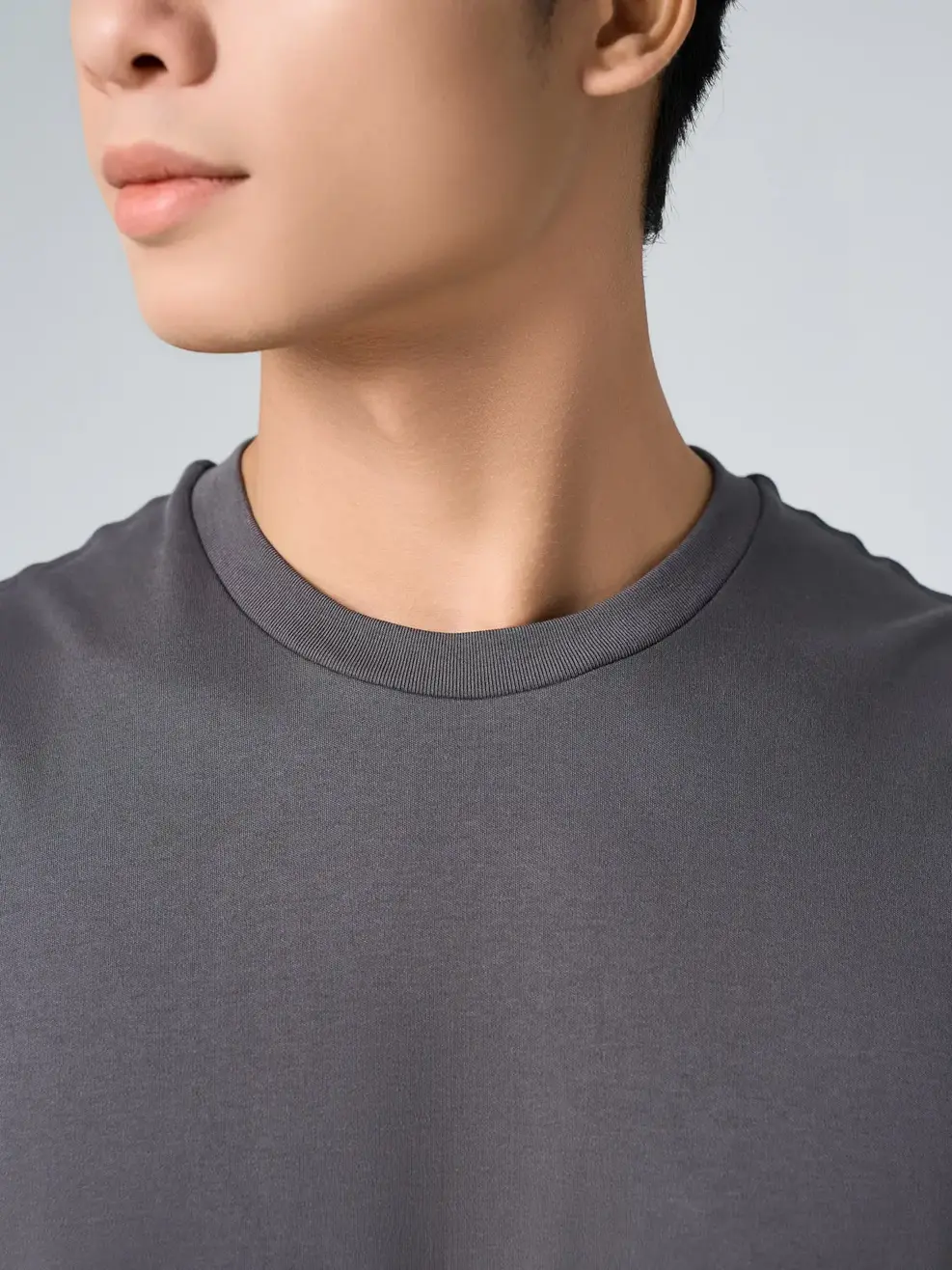 Áo Ba Lỗ Basic Regular - Than chì 002 - XL