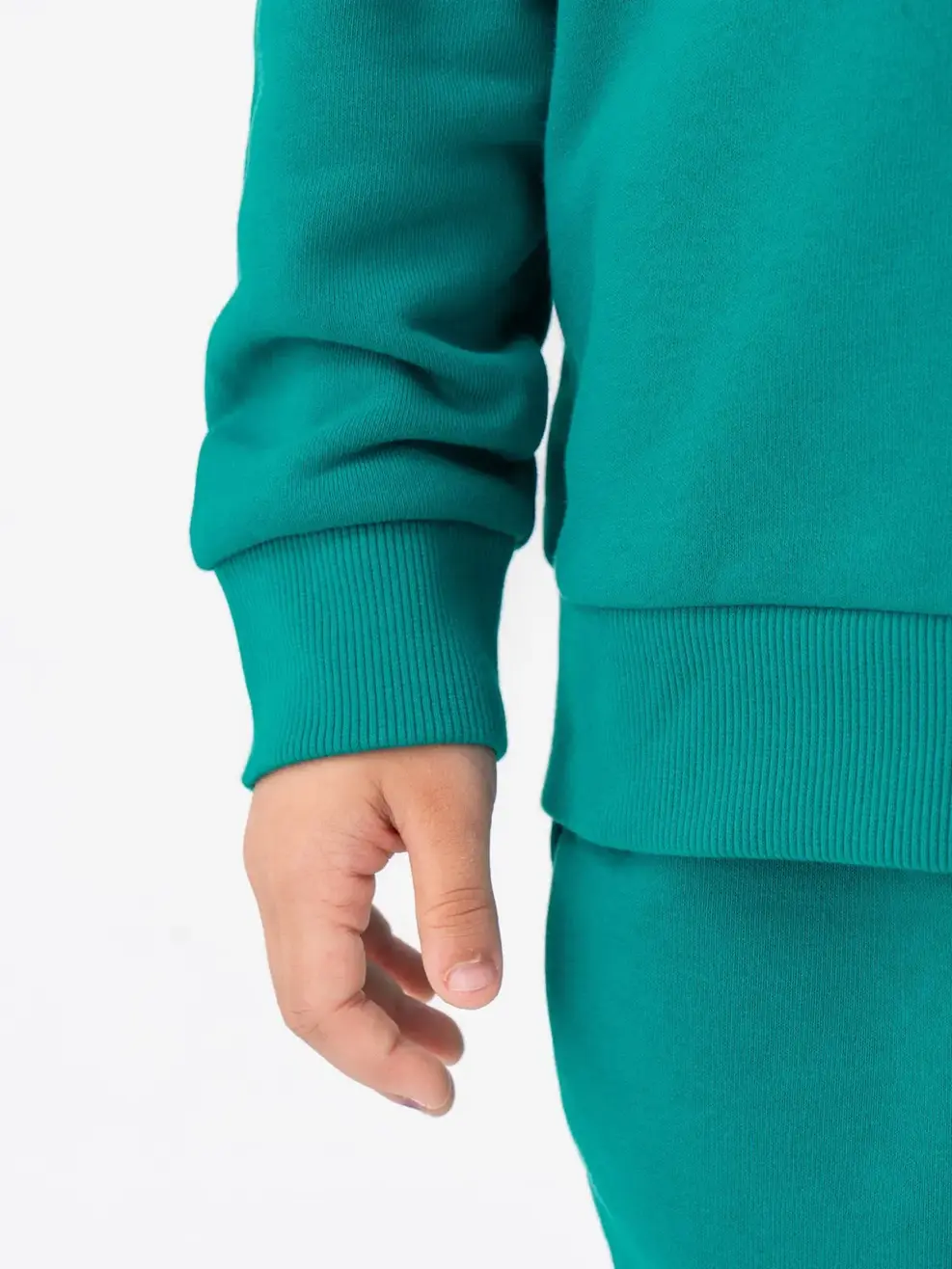 Bộ Đồ Thu Đông Kid Cổ 5 Phân In Mickey Sau Lưng - Xanh lục - 2
