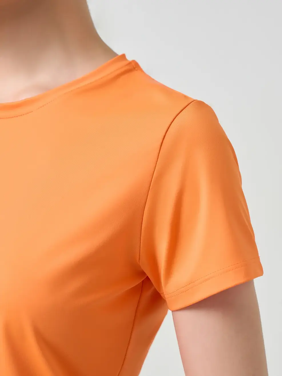 Áo Phông Nữ Thể Thao ATHLETICS - Cam 044 - M