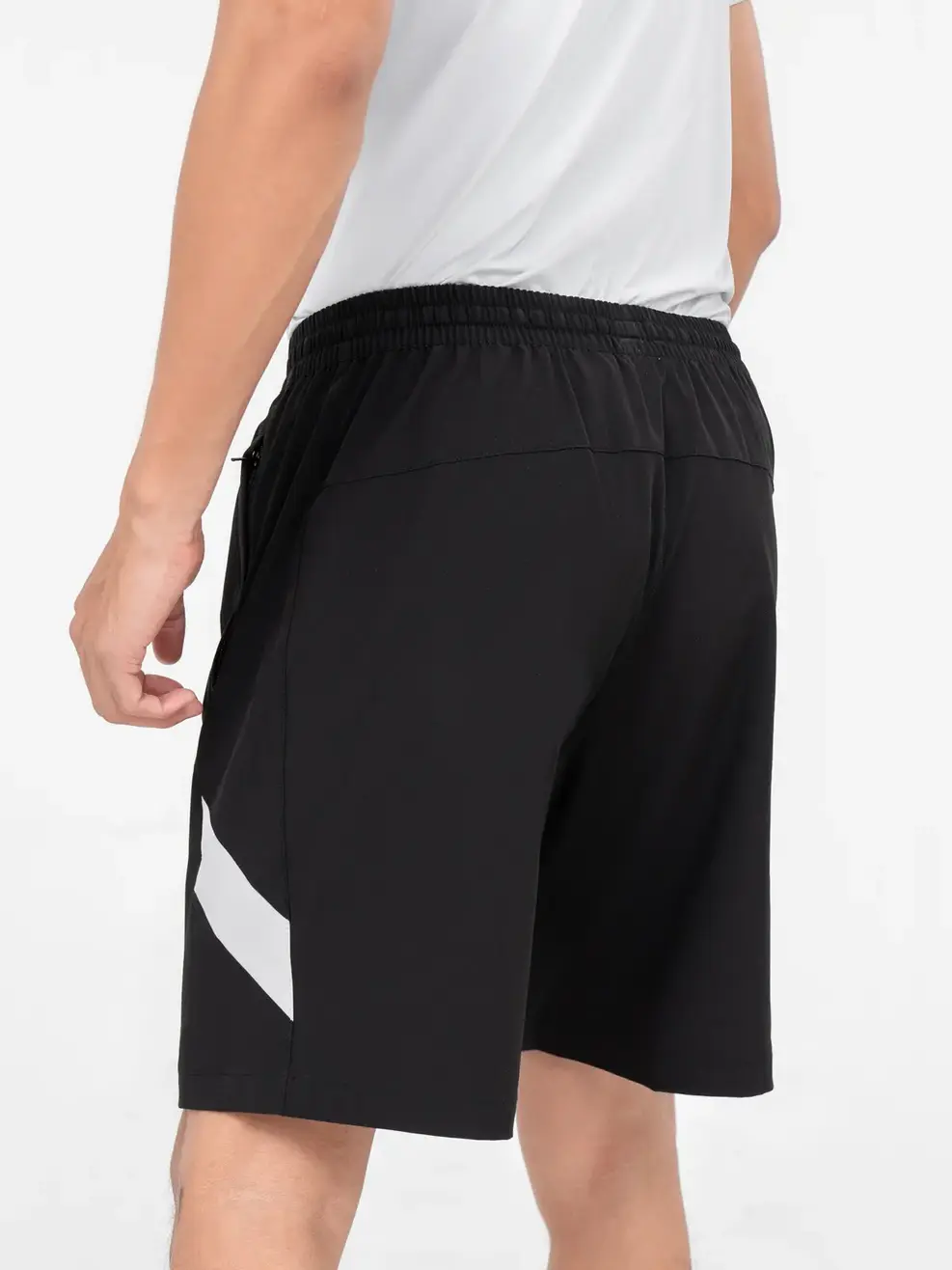 Quần Short Thể Thao Nam Phối Sườn - Đen - 29