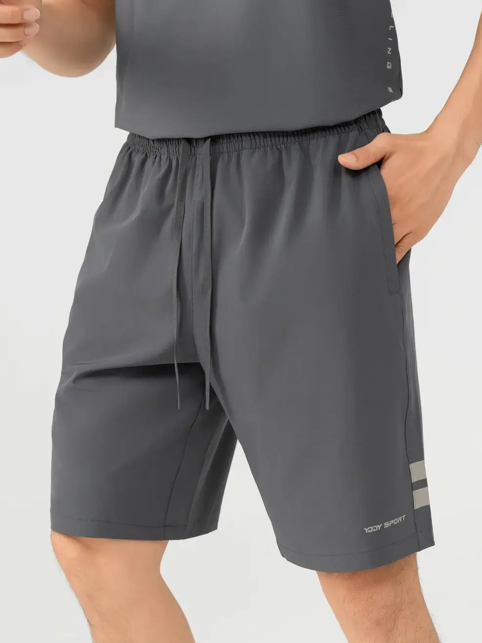 Quần Sooc Nam Yody Sport - Ghi - 29