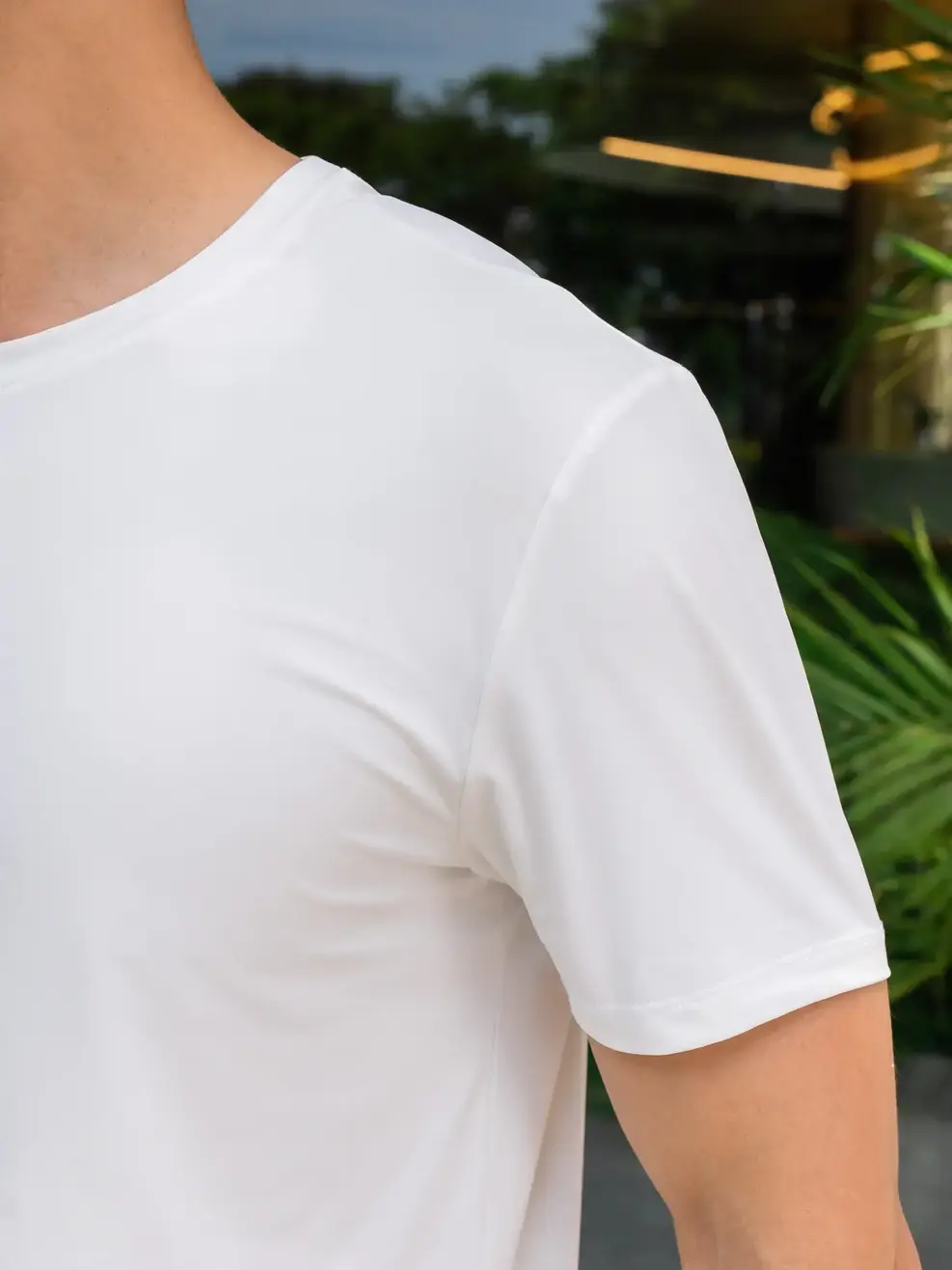T-shirt thể thao nam Running fast - Trắng - 2XL