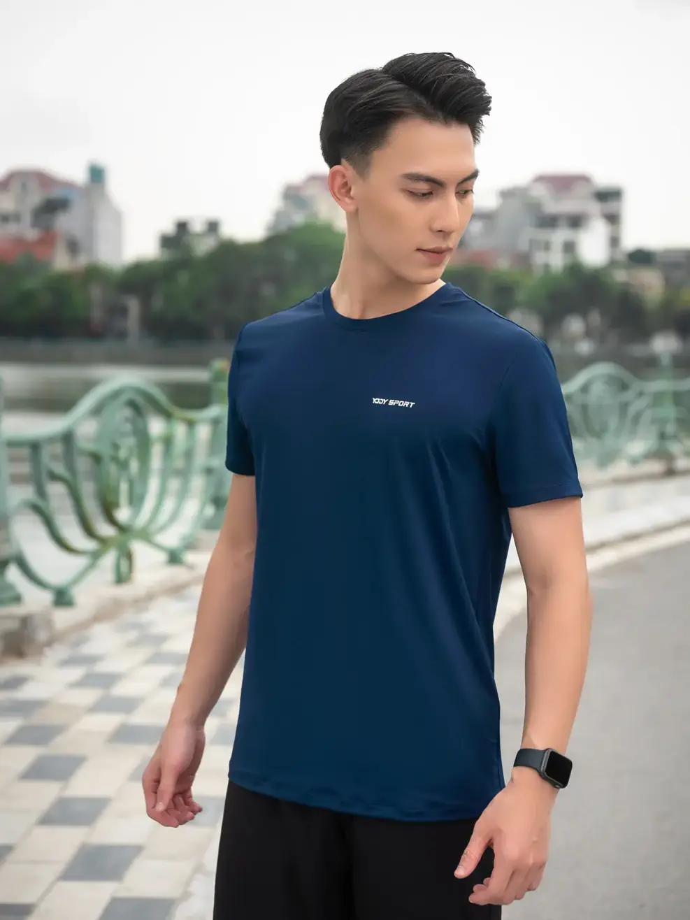 T-shirt thể thao nam perform ance 2 - Navy - M