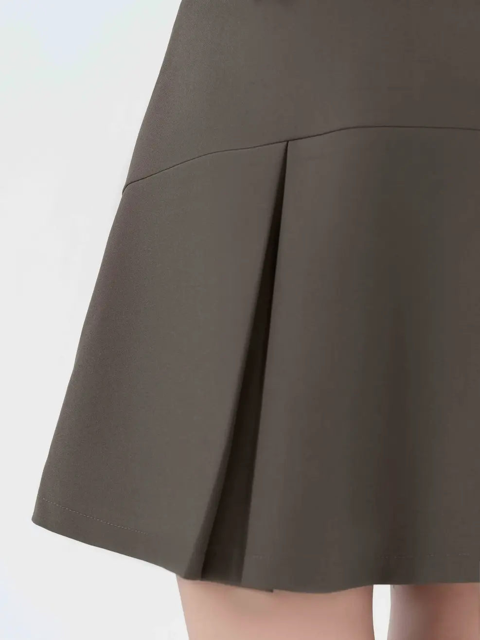 Chân Váy Nữ Ly Súp Trẻ Trung - Nâu đậm - S