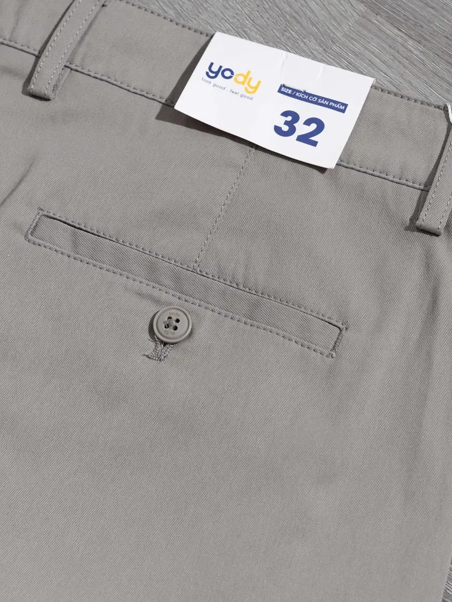 Quần Sooc Nam Phối Túi Sườn - Xám - 29