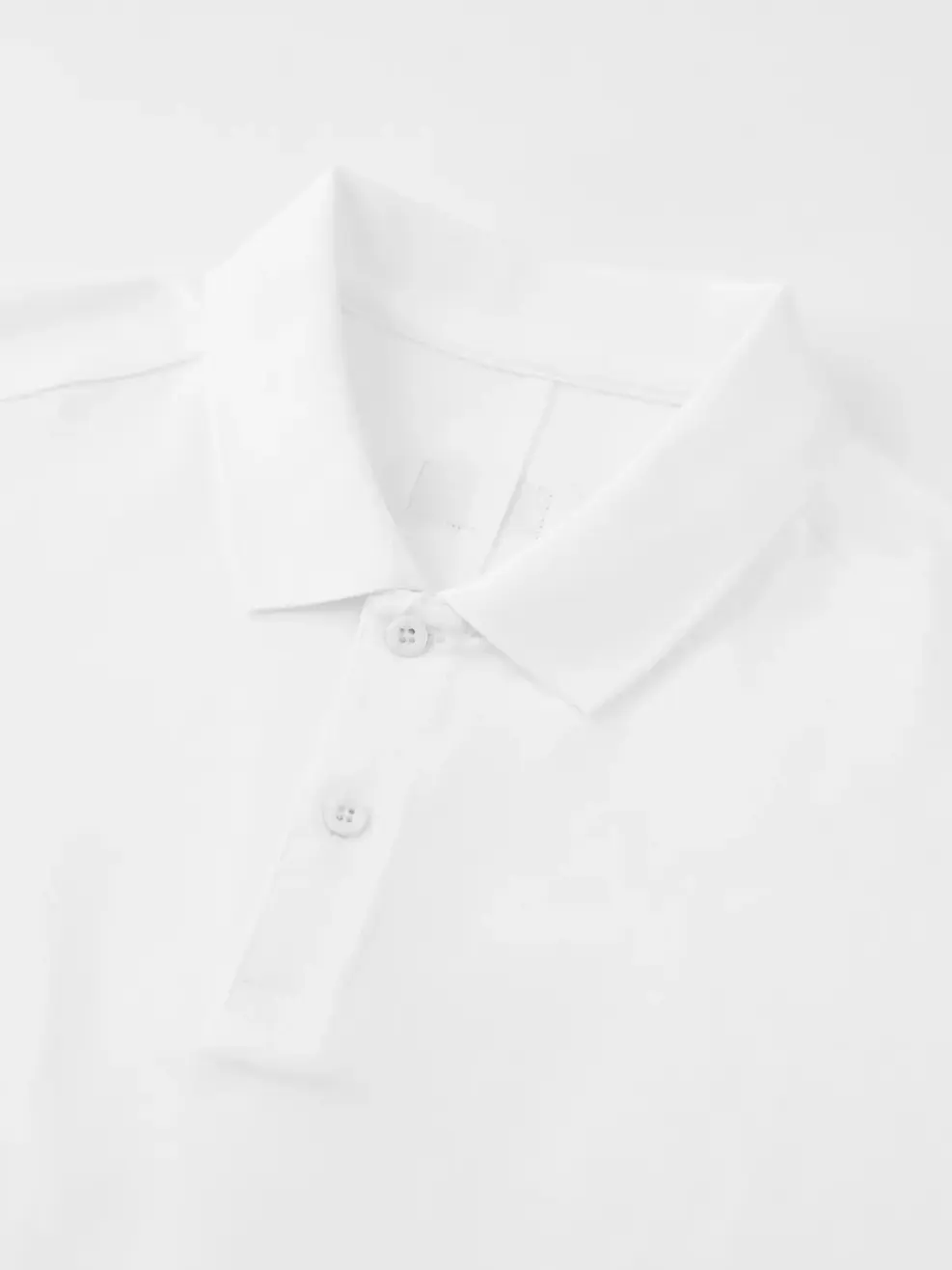 Áo Polo Kid Bổ Thân Cơ Bản - Trắng 001 - 10-11