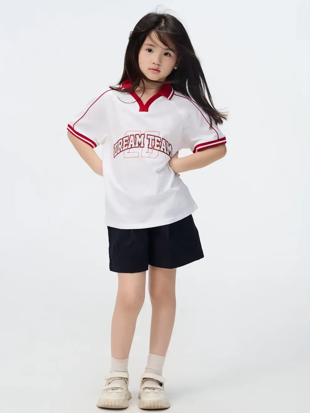 Áo Polo Dream Team - Trắng 001 - 98