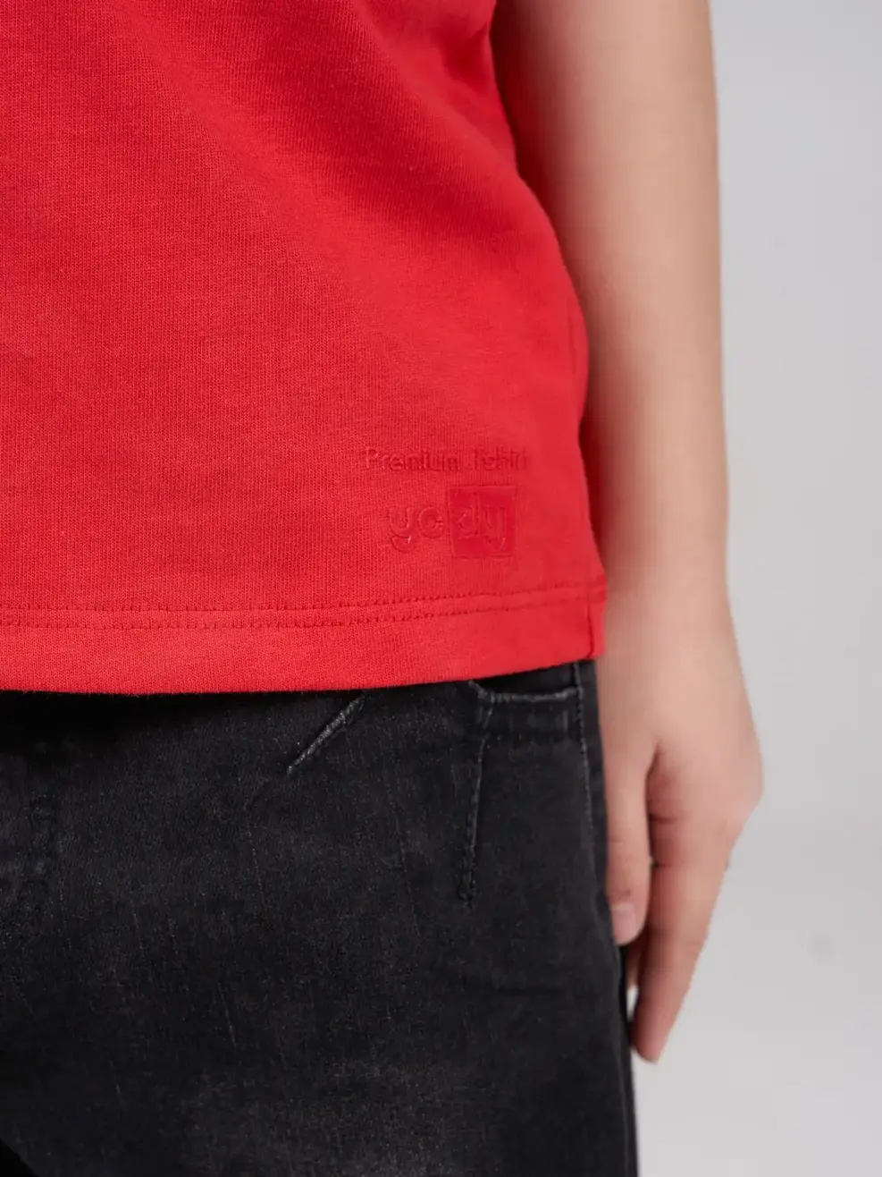 Áo kid nhỏ LOGO YODY - Đỏ - 4