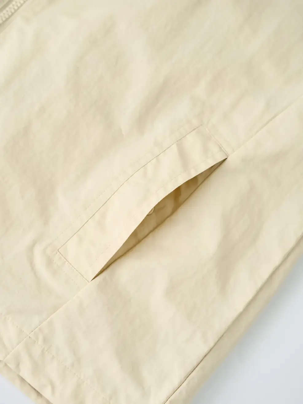 Áo Khoác Gió Nữ Dáng Rộng Phối Dây Dệt - Be 138 - S