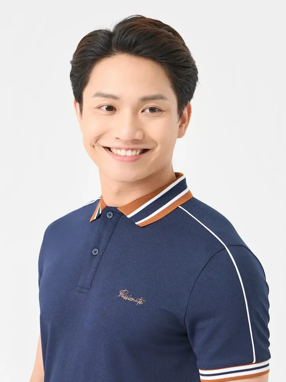 ÁO POLO NAM THÊU NGỰC - TÍM THAN 073 - M