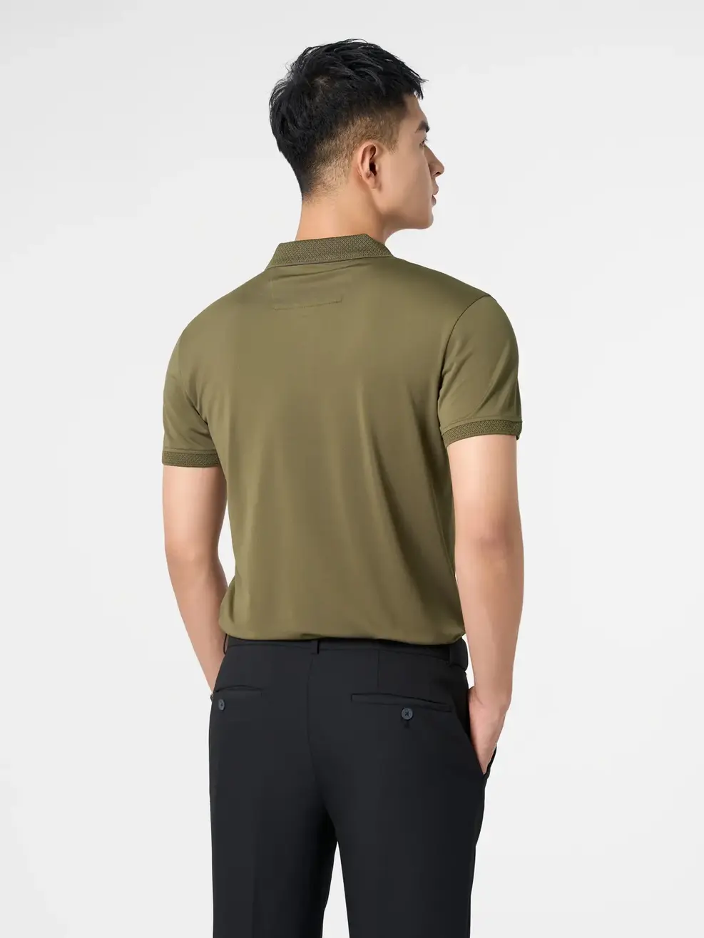 Áo Polo Nam Coolmax Bo Dệt Nổi-APM5179 - Ô LIU 029 - M