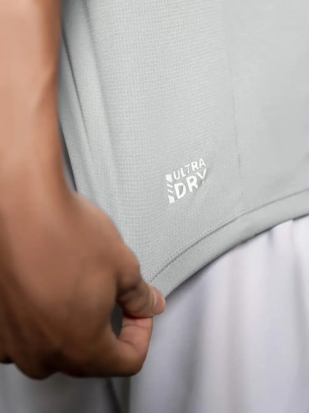 T-shirt thể thao nam - Ghi - M