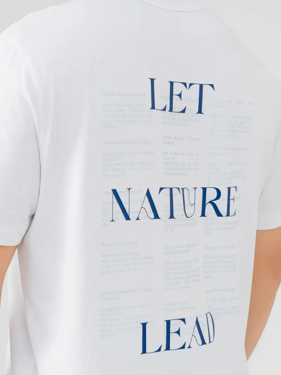 Áo Phông Nam Let Nature Lead - Trắng - M