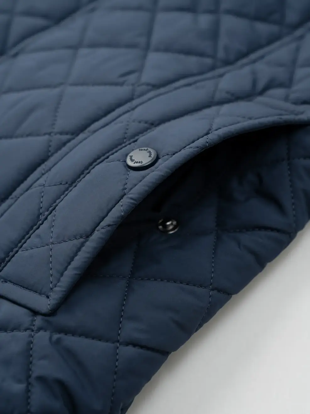 Áo Phao Nữ Trần Trám Nẹp Giấu Khóa - Xanh đen - S