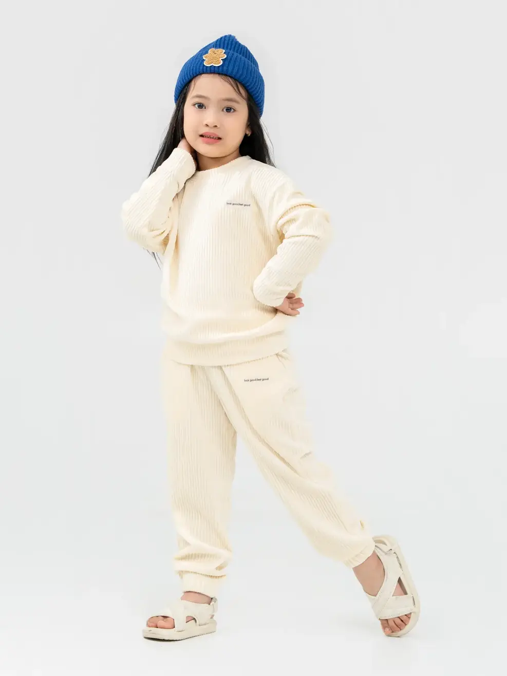 Bộ Đồ Thu Đông Mác Kid - Kem - 6