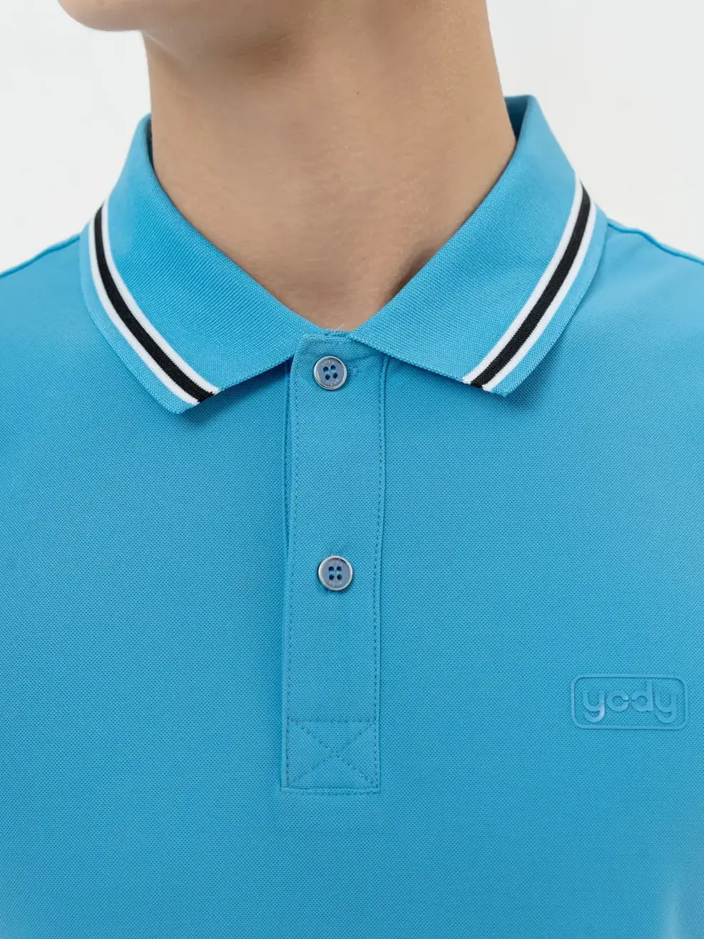 Polo Nam Airycool Phối Cổ - Xanh Biển - M