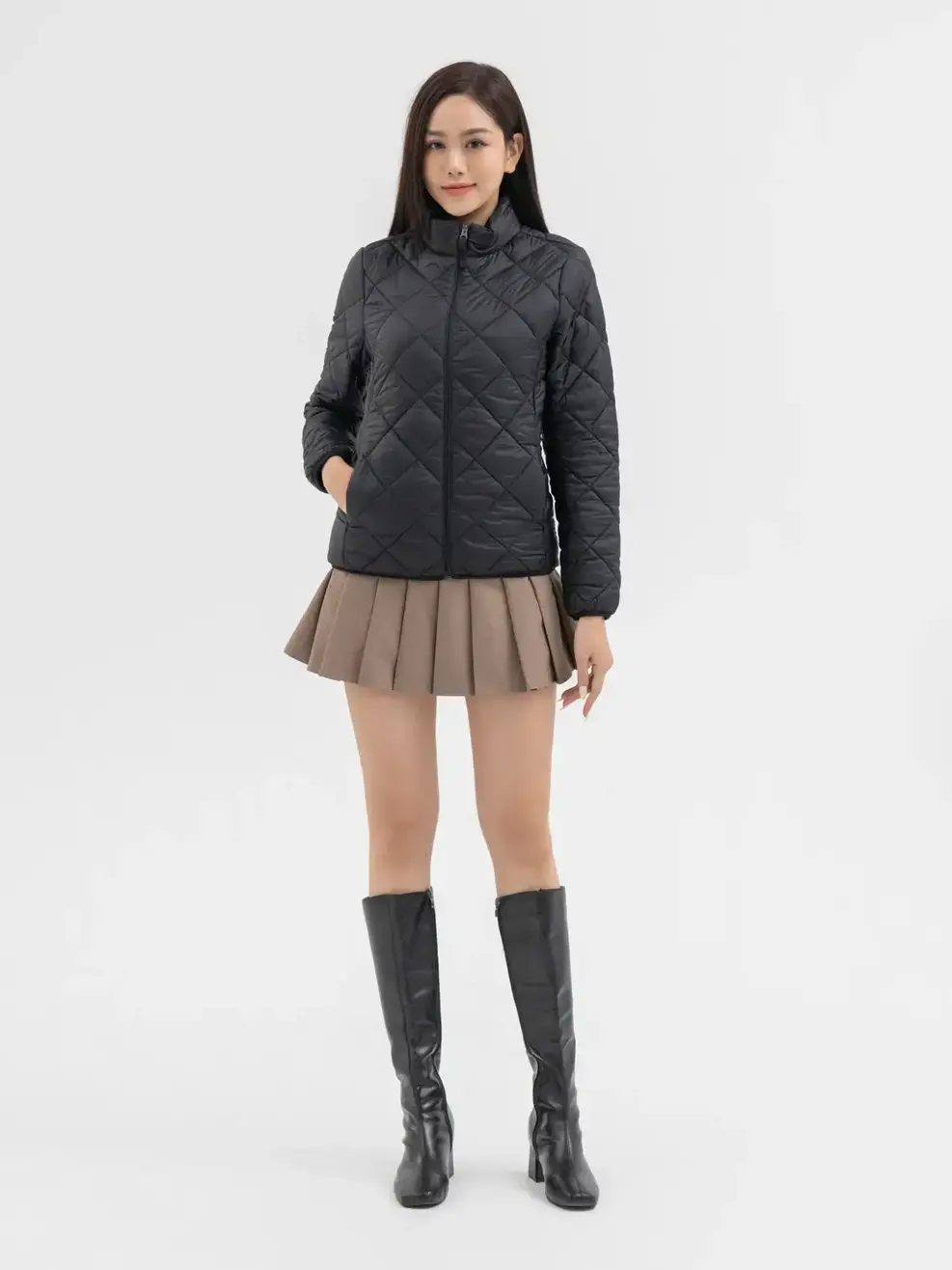 Áo Phao Áo Phao Nữ Trần Trám (PHN6040) - Đen 001 - S