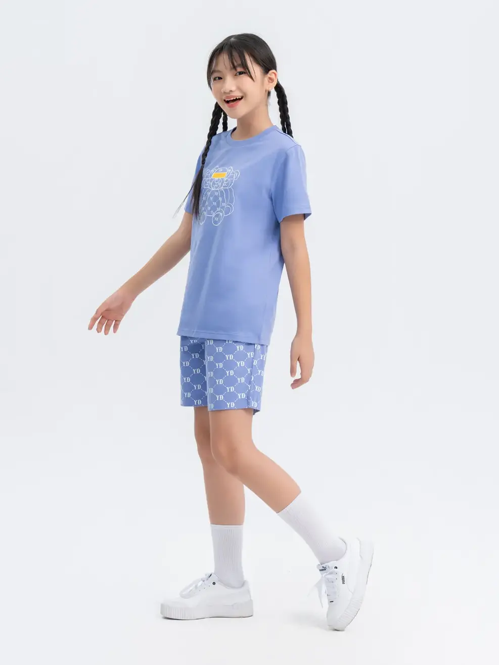 Đồ Bộ Kid Lớn In Tràn Yd - Tím nhạt - 10