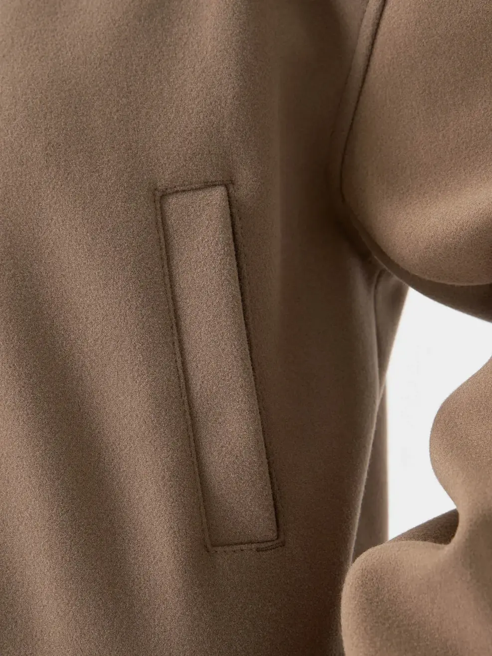 Áo Khoác Nữ Dạ Cổ Đức Đai Cài Cá Tính - Nâu 148 - S