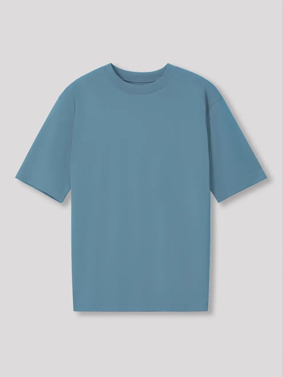Áo Phông Tay Lỡ - Xanh da trời 016 - M