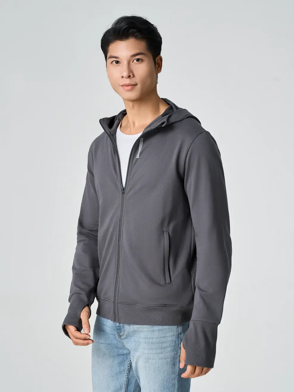 Áo Khoác Chống Nắng Nam Có Mũ (acm6010) - Than chì 002 - M