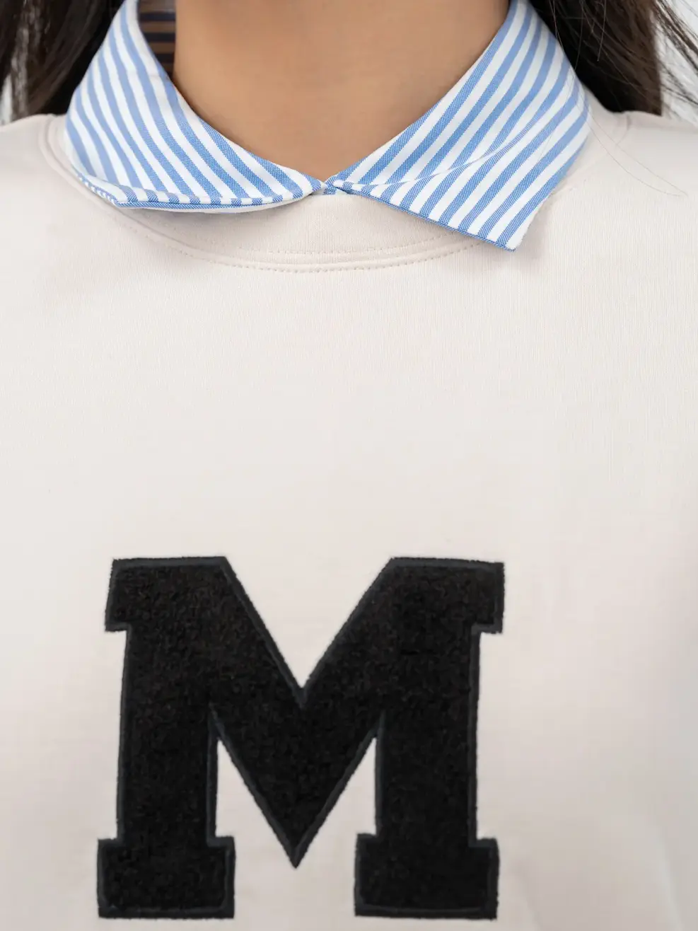 Áo Thu Đông Nữ Dáng Rộng - Be - S