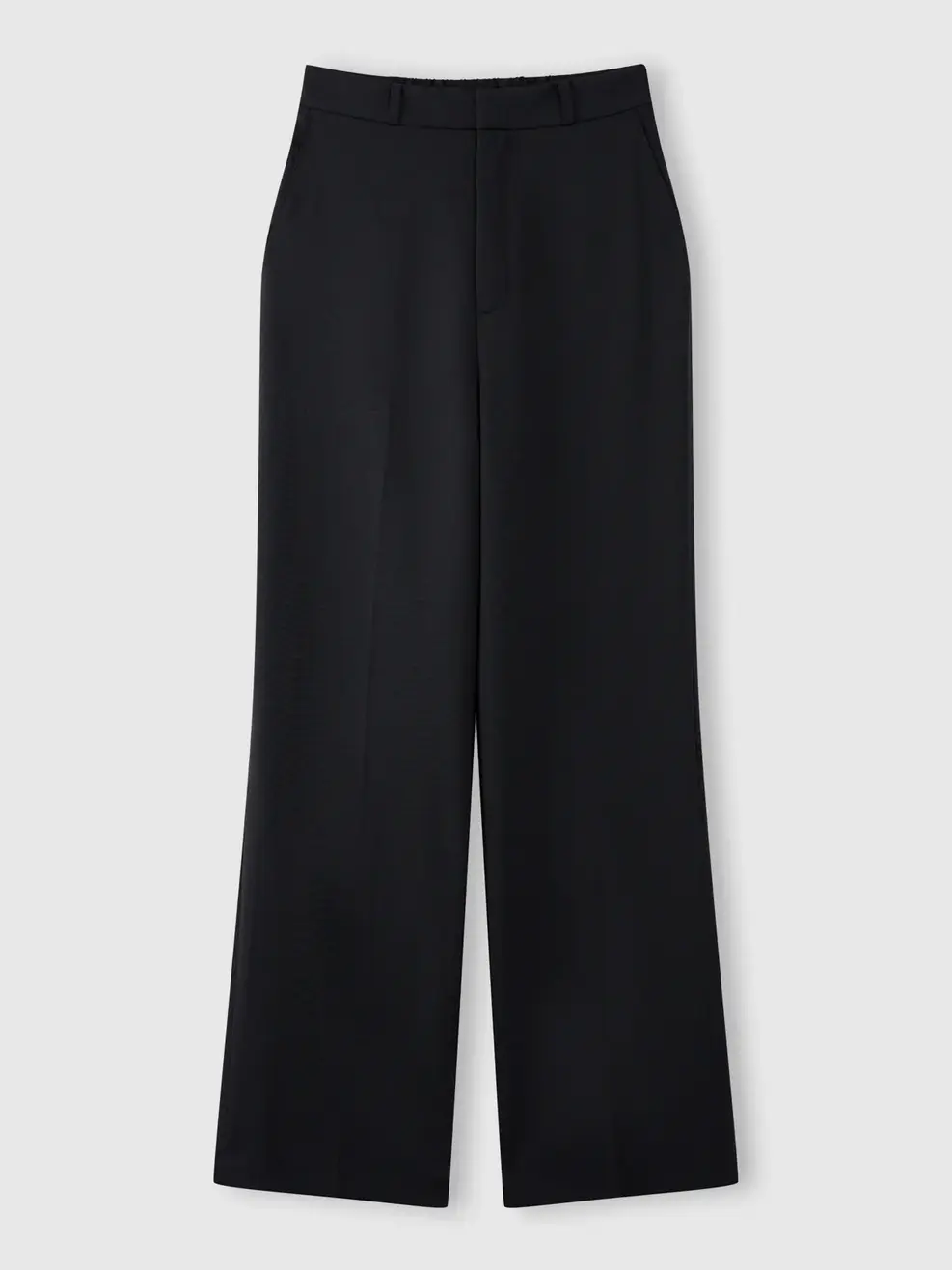 Quần Straight essential  - Đen 001 - S