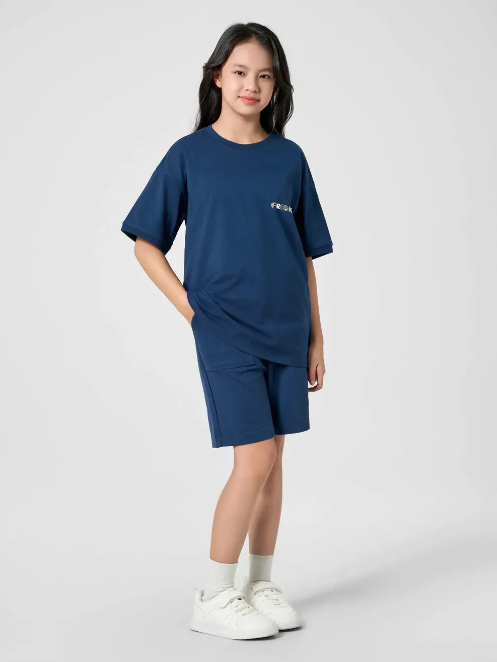 Đồ Bộ Kid Lớn Frisky - Xanh dương - 10-11