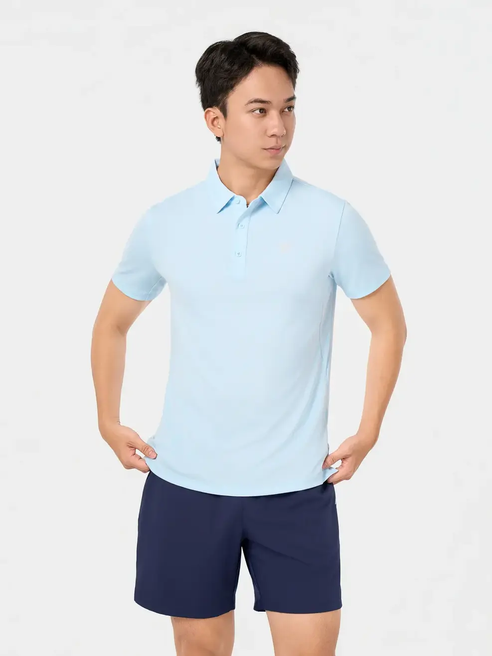 Áo Polo Thể Thao Nam Essential -  Xanh Da Trời 235 - M