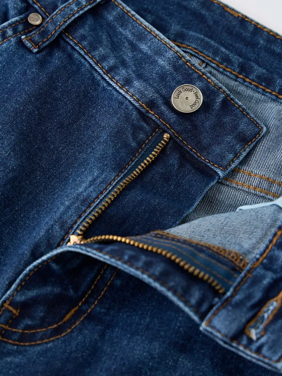 Quần Jeans Nam Slim Fit Quốc Dân - Màu chàm 001 - 28