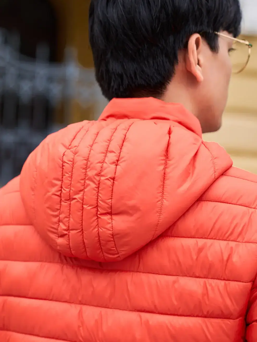 Áo phao nam Yody siêu nhẹ - Cam - M