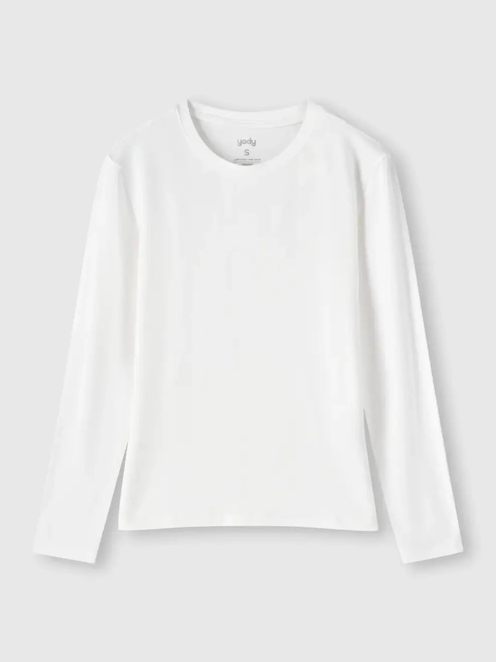 Áo Body Giữ Nhiệt Bamboo Cổ Tròn - Trắng 001 - S