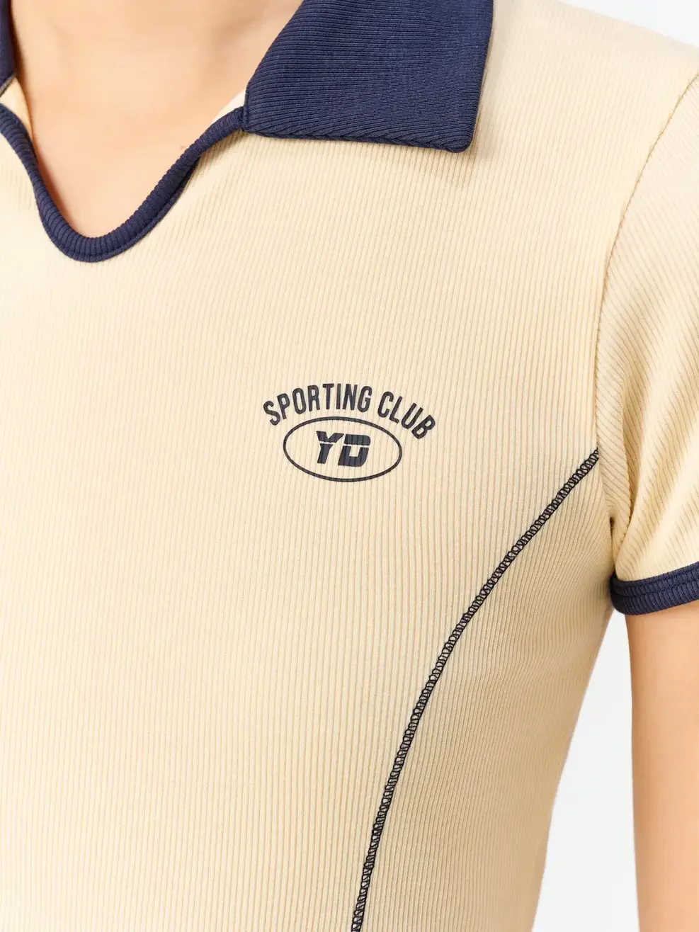 Áo Polo Nữ Diễu Chỉ Phối Màu - BE 039 - S