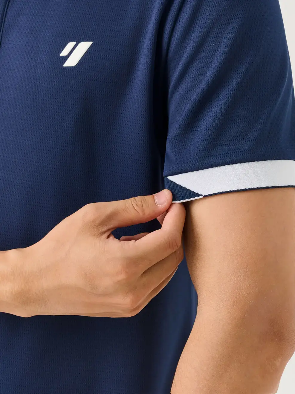 Áo Polo Nam Sport Phối Cổ - Navy 001 - M