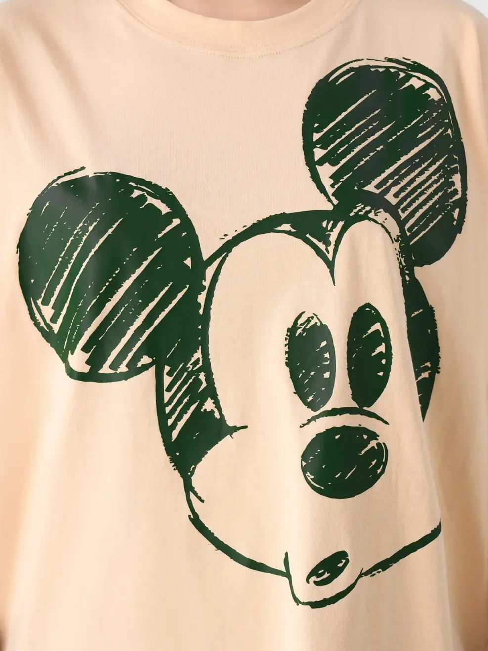 Áo Phông Nữ Big Mickey - Be - S