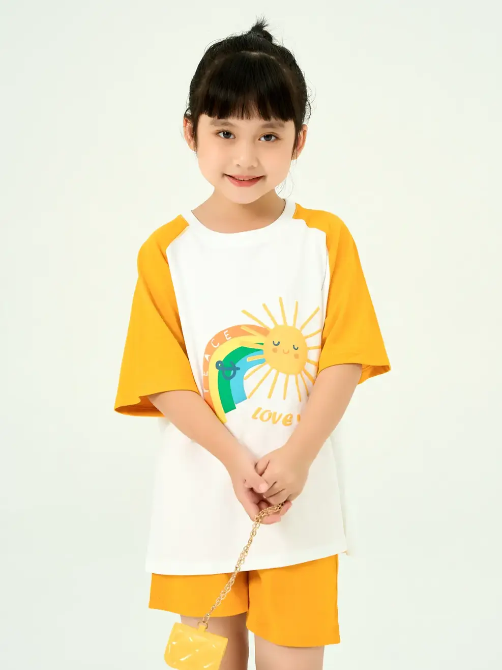 Bộ kid cầu vồng love yody - Vàng Chanh - 2