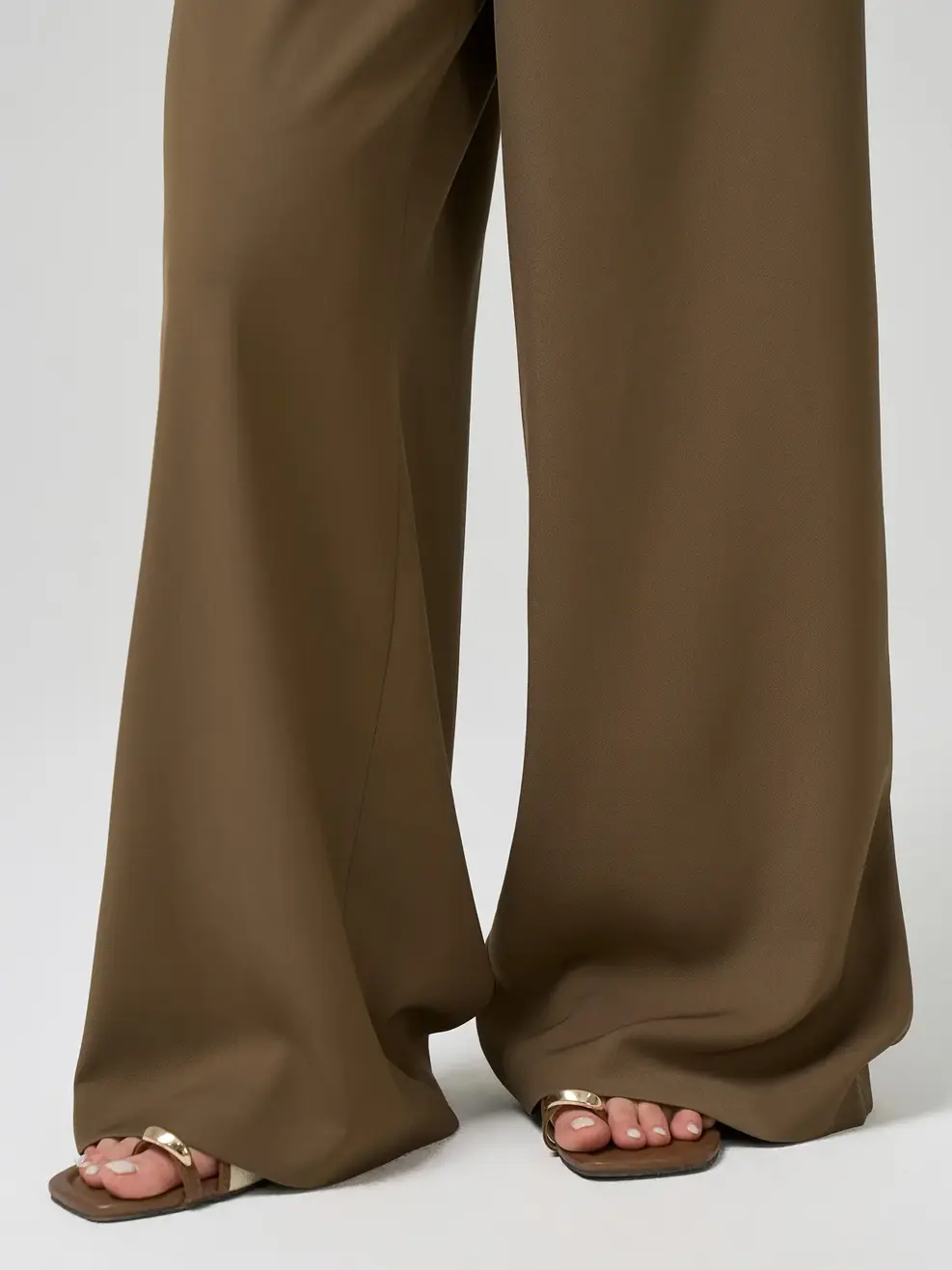 Quần Dài Wide Leg - Màu nâu 015 - M