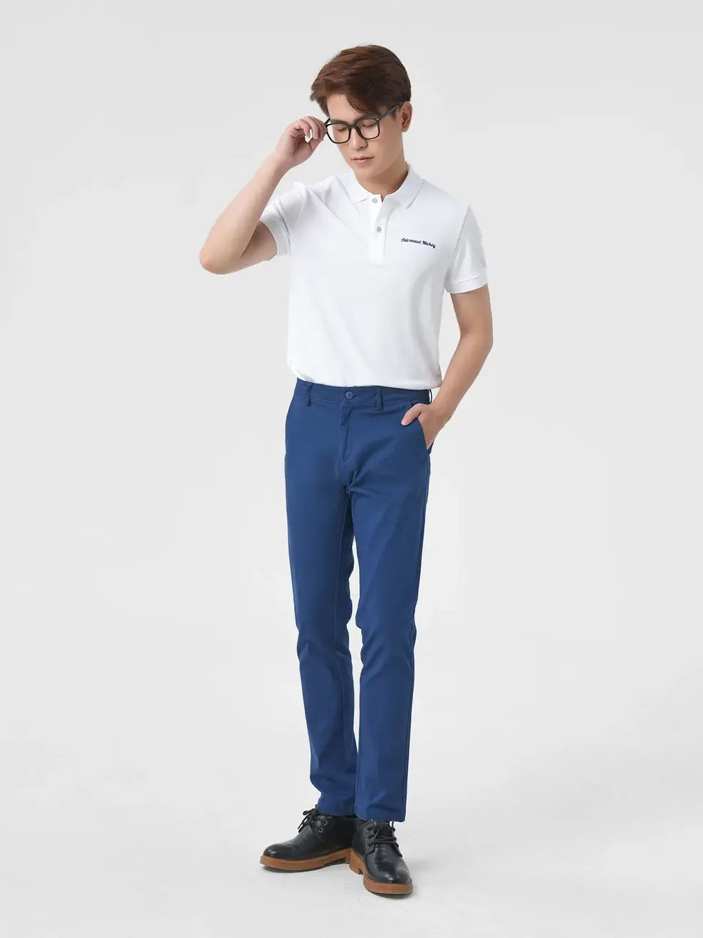 Quần Kaki Nam Slimfit - Xanh than - 29