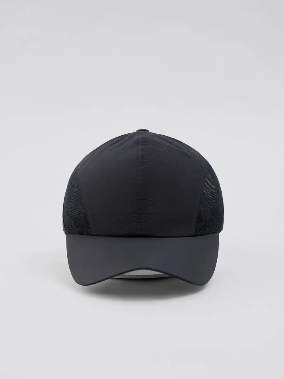 Mũ Lưỡi Trai Thể Thao Thân Phối Lưới - Đen - F