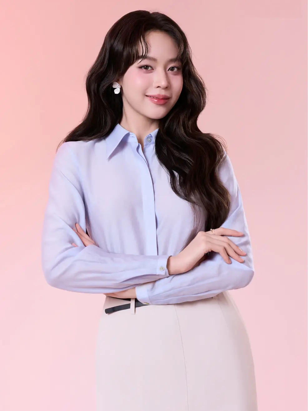 Áo Sơ-mi Regular Fit Pleat Collection -  Xanh Da Trời 225 - S