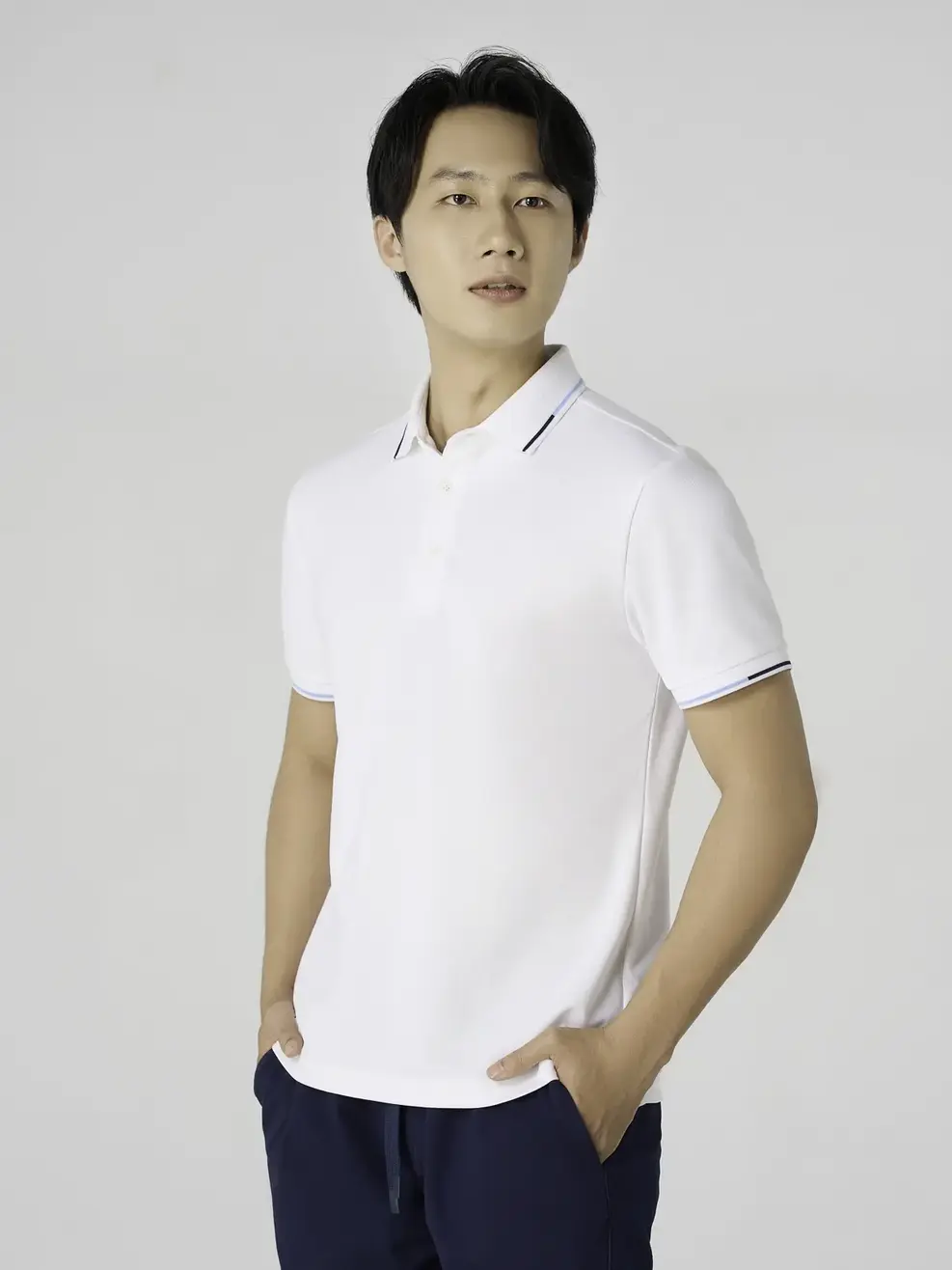 Áo Polo Nam Bo Phối Màu - Trắng 001 - S