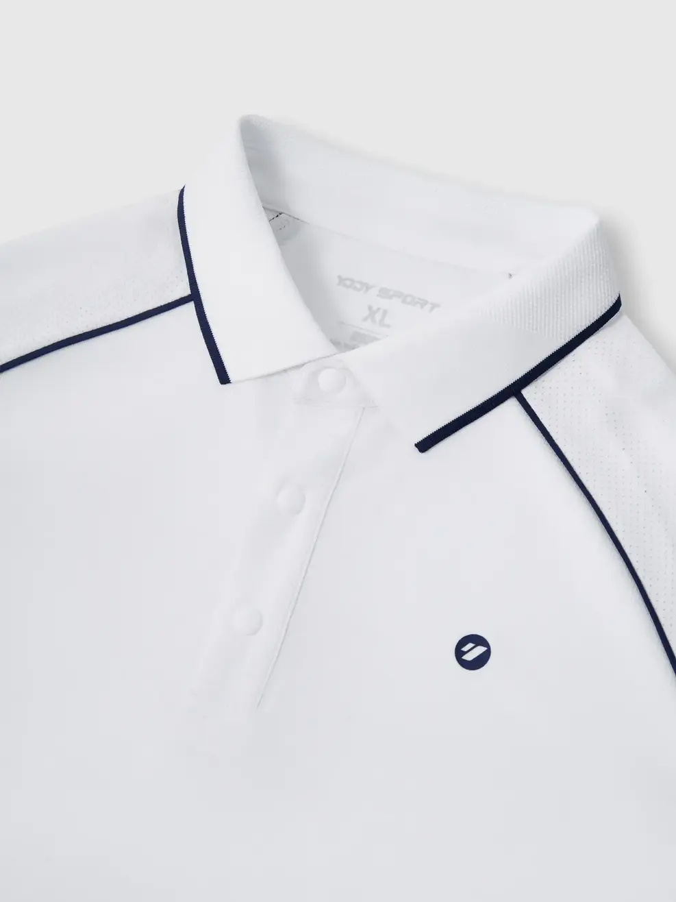 Áo Polo Thể Thao Phối Màu - Trắng 001 - S