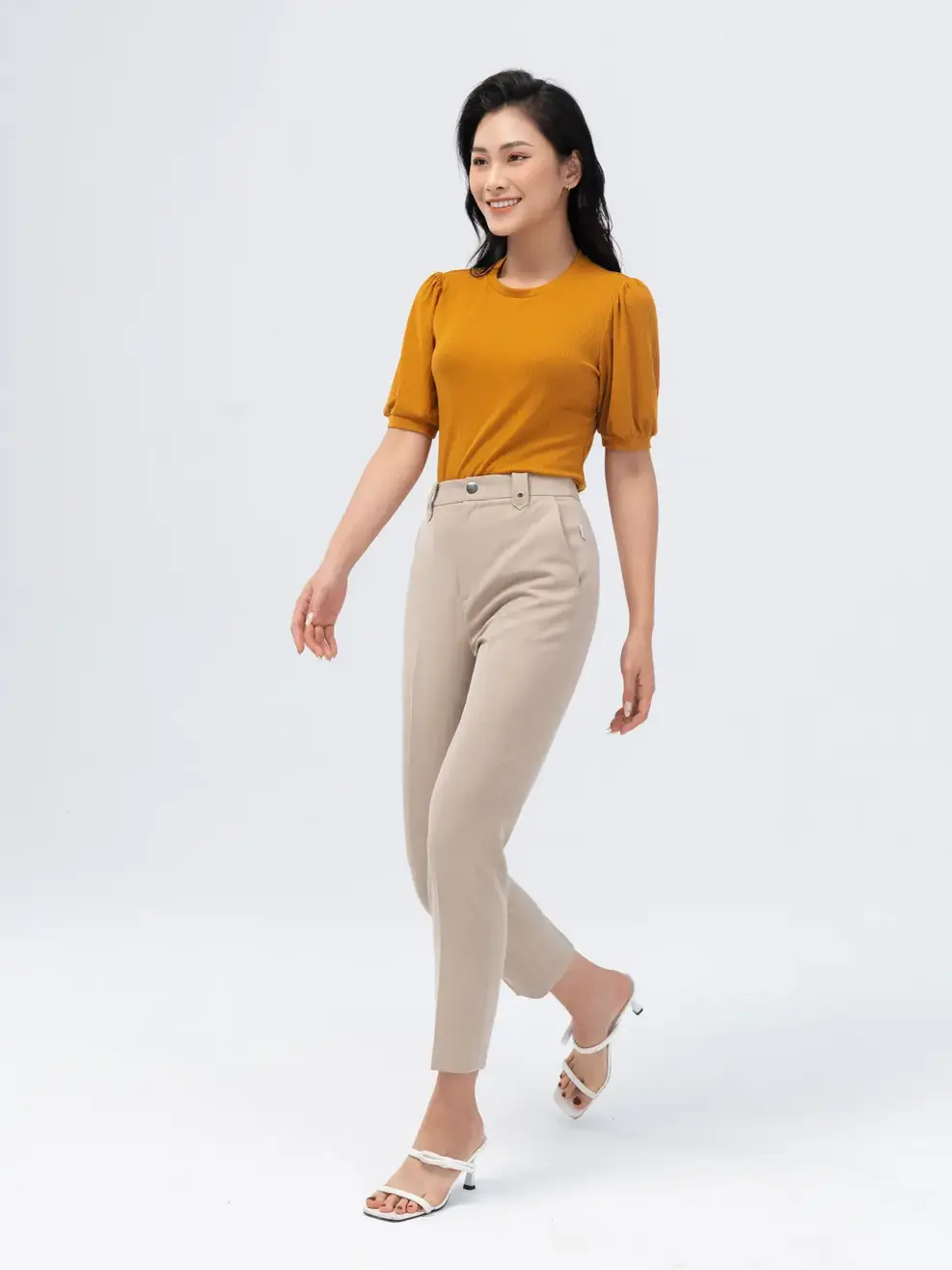 Quần Quần Âu Nữ Regular Tôn Dáng (qan5092) - Be 114 - S