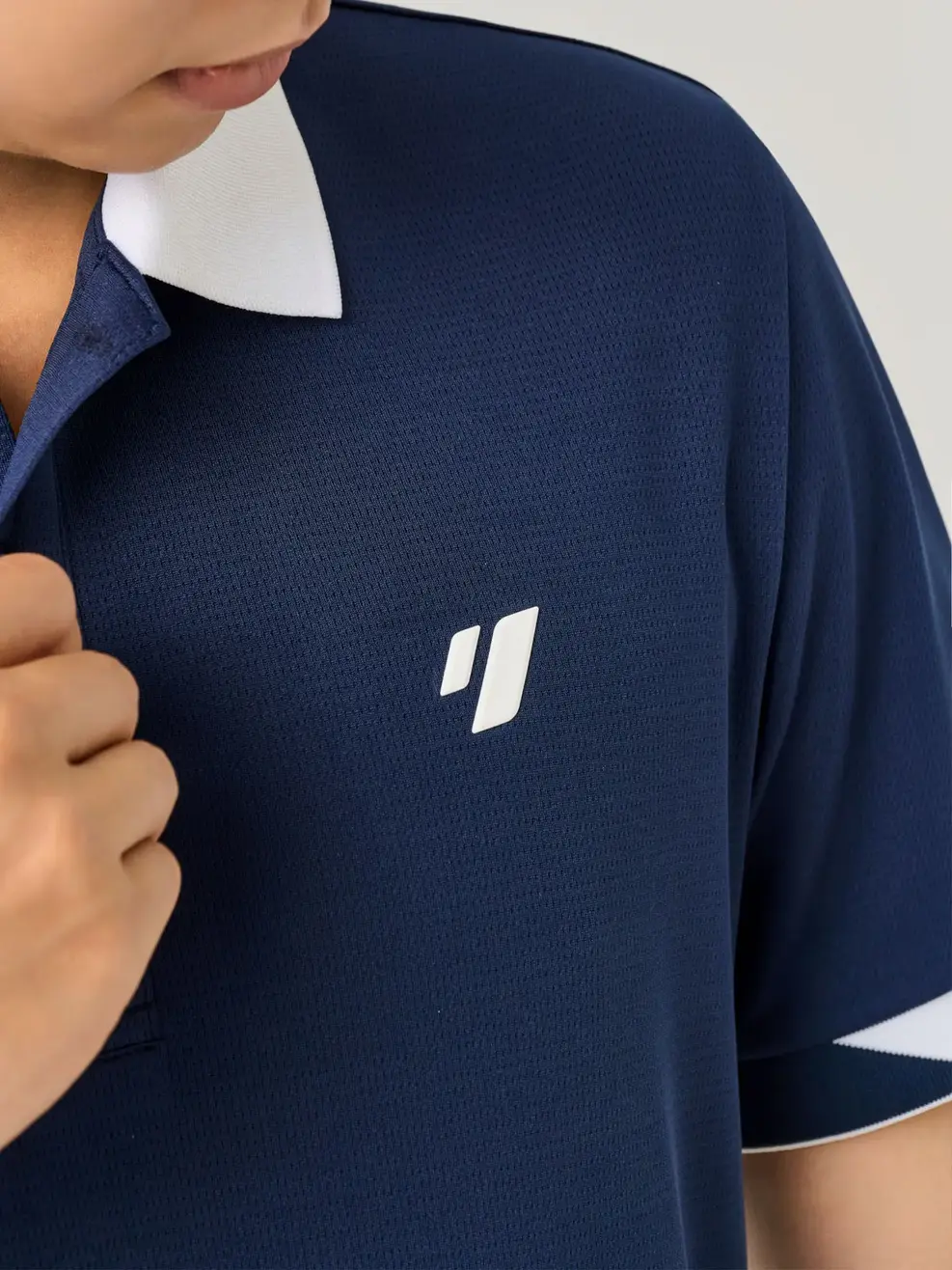 Áo Polo Nam Sport Phối Cổ - Navy 001 - M