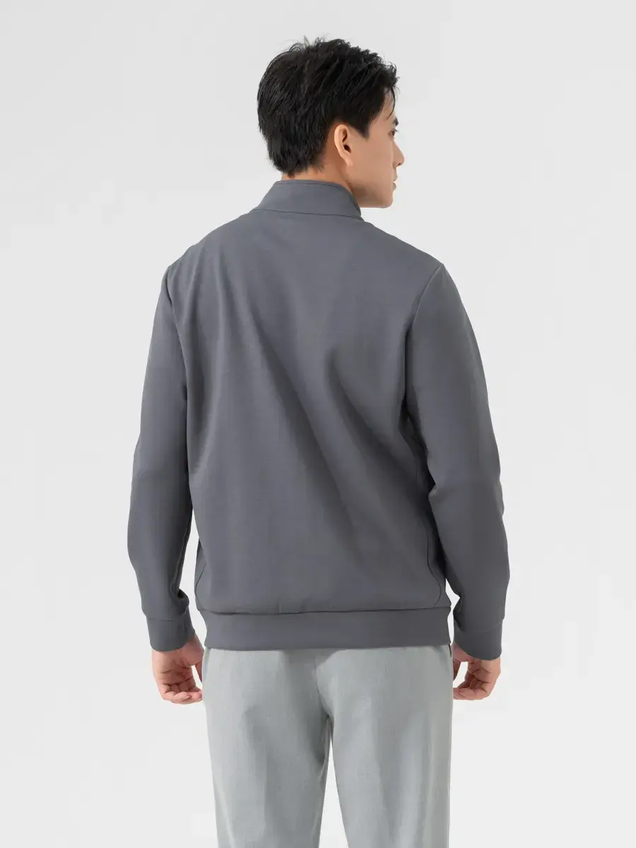 Áo Khoác Nỉ Thể Thao Nam Moving Forward - Xám đậm - M
