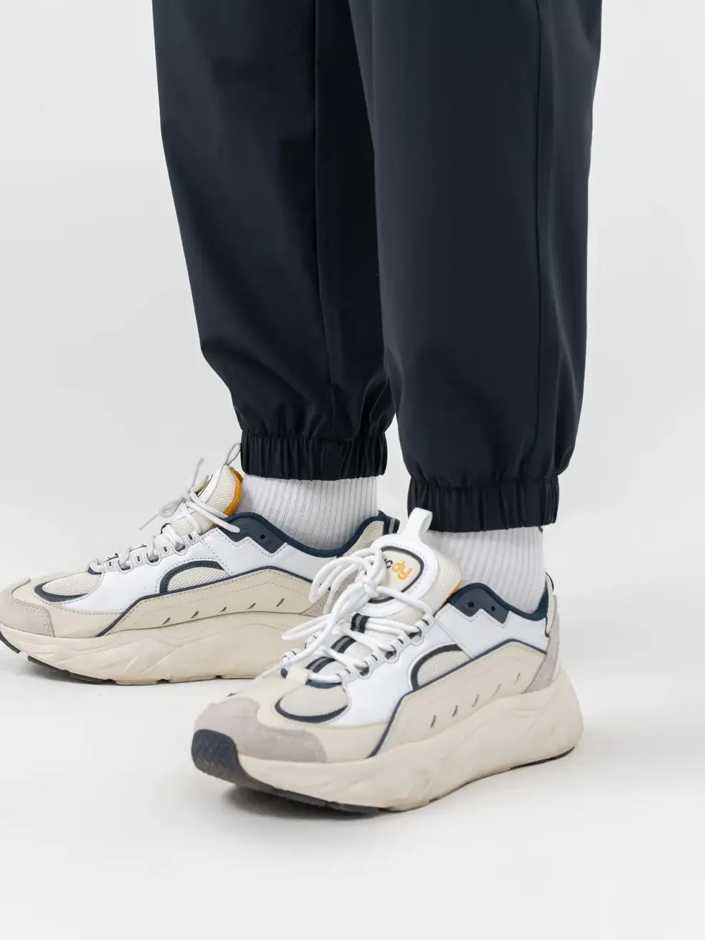 Quần Gió Thể Thao Nam In Running - Navy Đậm - M