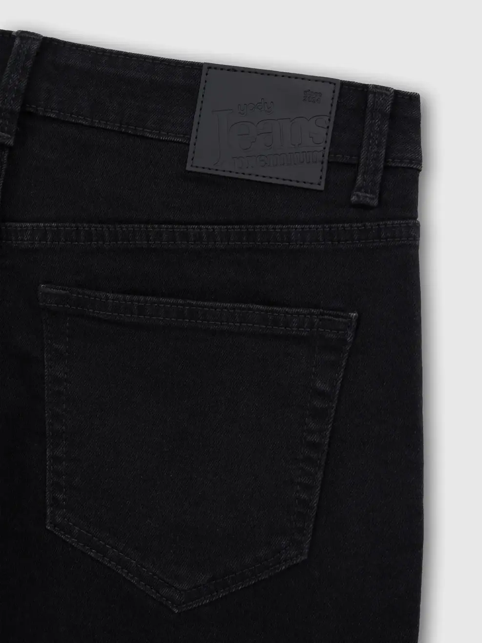 Quần Short Jeans Nam Regular Black Wash - Đen 011 - 28