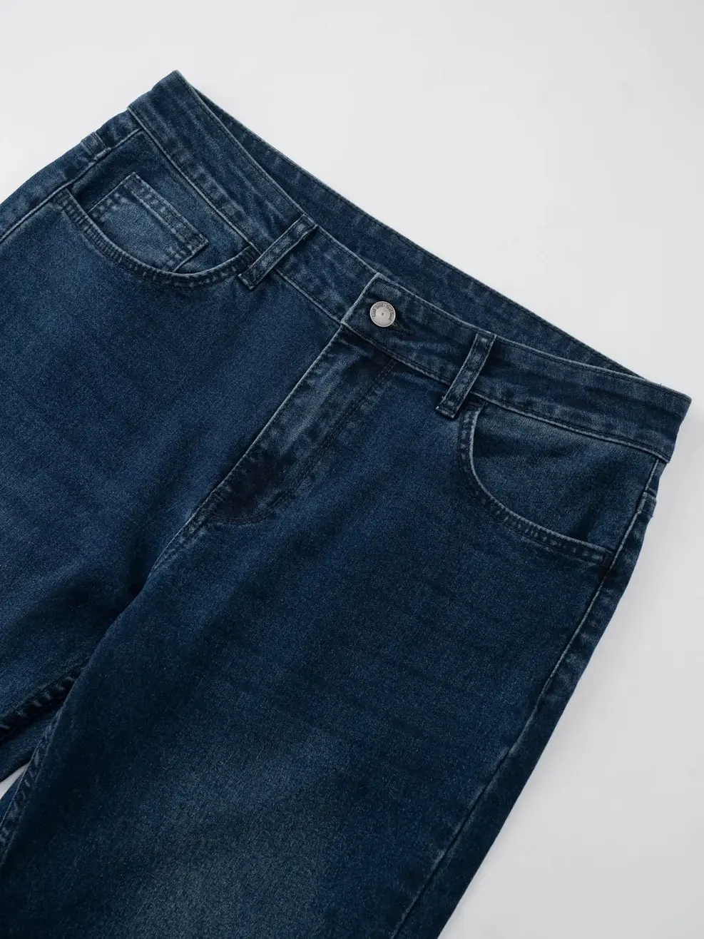 Quần Jeans Nam Regular Can Túi - Màu chàm 001 - 28